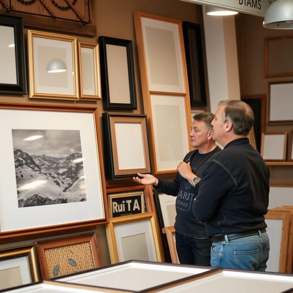 Custom frame example